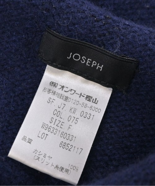 JOSEPH（ジョセフ）マフラー 紺 サイズ:F レディース/2200713173185