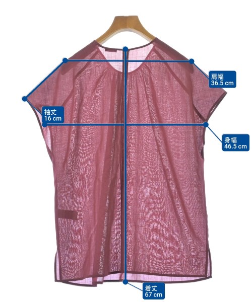 JOSEPH（ジョセフ）ブラウス 赤 サイズ:36(S位) レディース/2200646471136