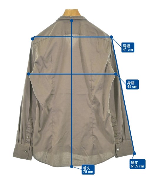 JOSEPH（ジョセフ）カジュアルシャツ 茶 サイズ:46(M位) メンズ/2200669531237