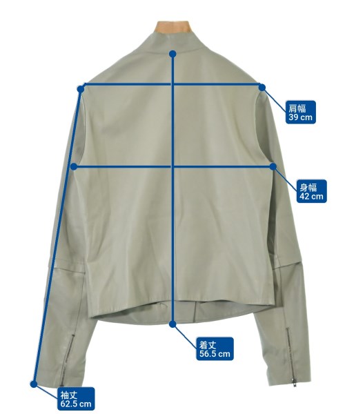 JOSEPH（ジョセフ）ライダース グレー サイズ:38(M位) レディース/2200671738068