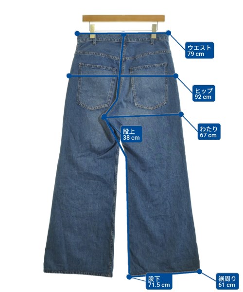 JOSEPH（ジョセフ）デニムパンツ 紺 サイズ:40(L位) レディース/2200682388306