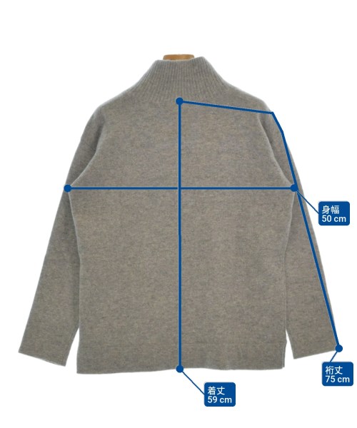 BASILE 28（バジーレ28）ニット・セーター グレー サイズ:9(M位) レディース/2200656400072