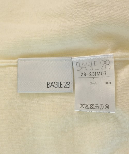 BASILE 28（バジーレ28）ニット・セーター 白 サイズ:9(M位) レディース/2200656400096