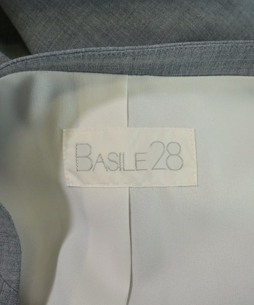 BASILE 28（バジーレ28）ノーカラージャケット グレー サイズ:9(M位) レディース/2200695442064