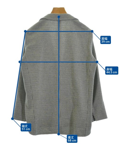 BASILE 28（バジーレ28）カジュアルジャケット グレー サイズ:9(M位) レディース/2200672004032