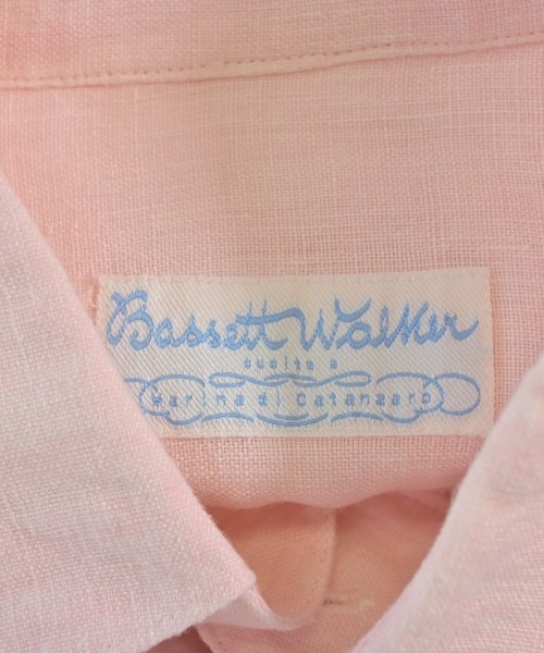 BASSETT WALKER（バセット　ウォーカー）カジュアルシャツ ピンク サイズ:42(XS位) メンズ/2200674475038