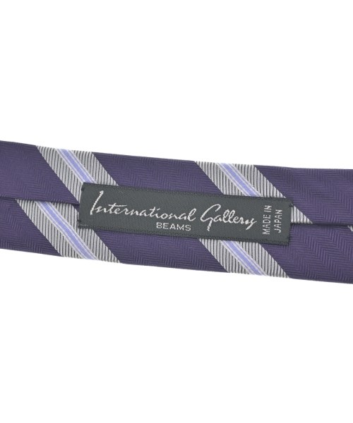 International Gallery BEAMS（インターナショナルギャラリービームス）ネクタイ 紫 サイズ:- メンズ/2200621848199