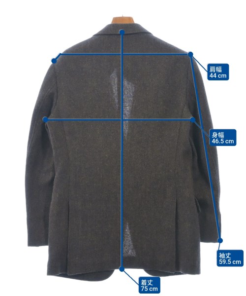 International Gallery BEAMS（インターナショナルギャラリービームス）カジュアルジャケット 茶 サイズ:46(XL位) メンズ/2200636696020