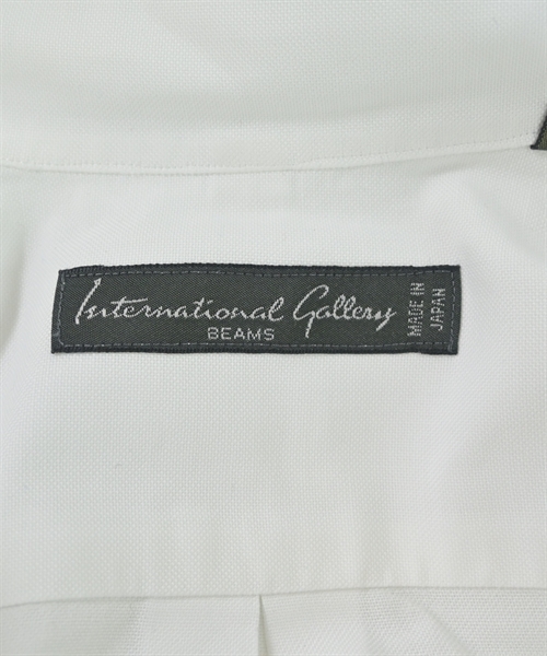 International Gallery BEAMS（インターナショナルギャラリービームス）カジュアルシャツ 白 サイズ:S メンズ/2200627768286