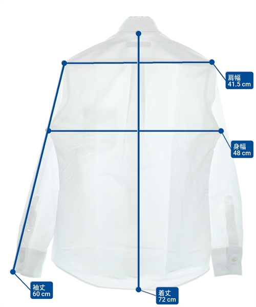 International Gallery BEAMS（インターナショナルギャラリービームス）カジュアルシャツ 白 サイズ:S メンズ/2200627768286