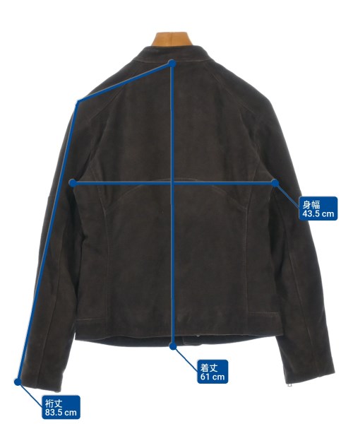 International Gallery BEAMS（インターナショナルギャラリービームス）ライダース 茶 サイズ:44(S位) メンズ/2200629322042