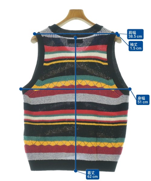 International Gallery BEAMS（インターナショナルギャラリービームス）ベスト 赤 サイズ:M メンズ/2200677166032