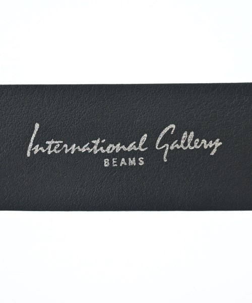 International Gallery BEAMS（インターナショナルギャラリービームス）ベルト 黒 サイズ:S メンズ/2200694114061