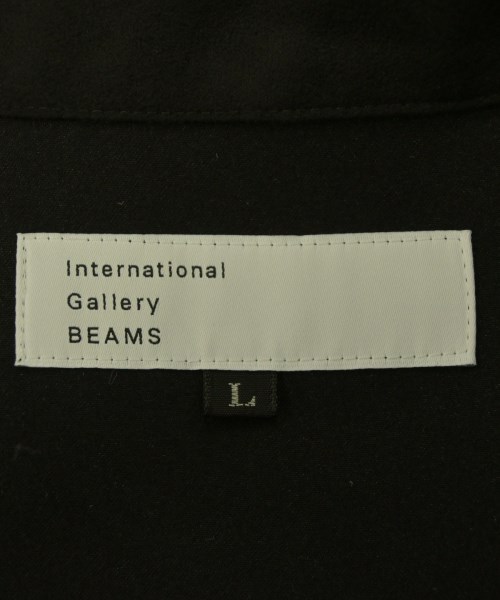 International Gallery BEAMS（インターナショナルギャラリービームス）カジュアルシャツ 黒 サイズ:L メンズ/2200695885243