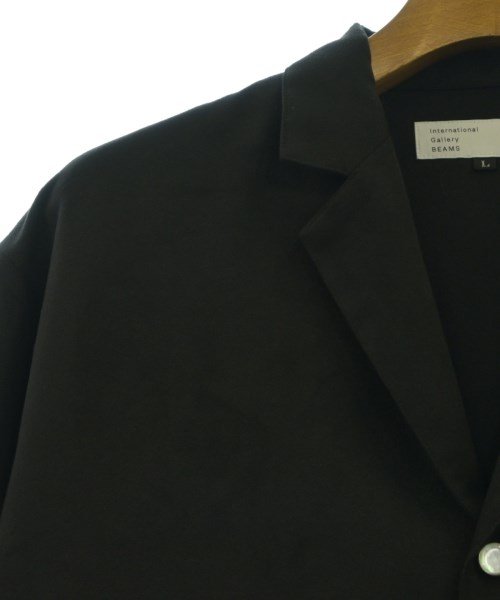 International Gallery BEAMS（インターナショナルギャラリービームス）カジュアルシャツ 黒 サイズ:L メンズ/2200695885243