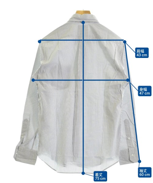 International Gallery BEAMS（インターナショナルギャラリービームス）カジュアルシャツ 青 サイズ:M メンズ/2200655696094