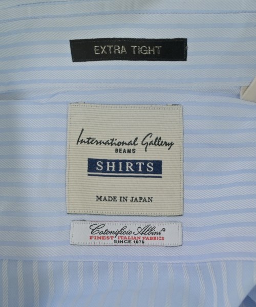 International Gallery BEAMS（インターナショナルギャラリービームス）ドレスシャツ 青 サイズ:38(S位) メンズ/2200712747134