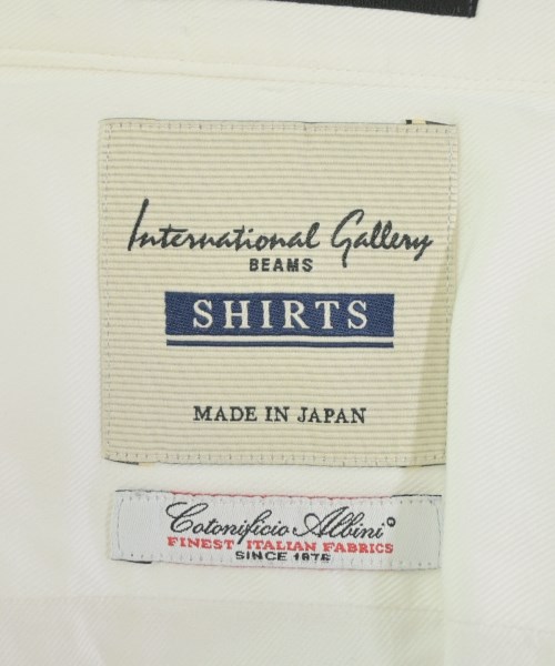 International Gallery BEAMS（インターナショナルギャラリービームス）ドレスシャツ 白 サイズ:39(M位) メンズ/2200637542111