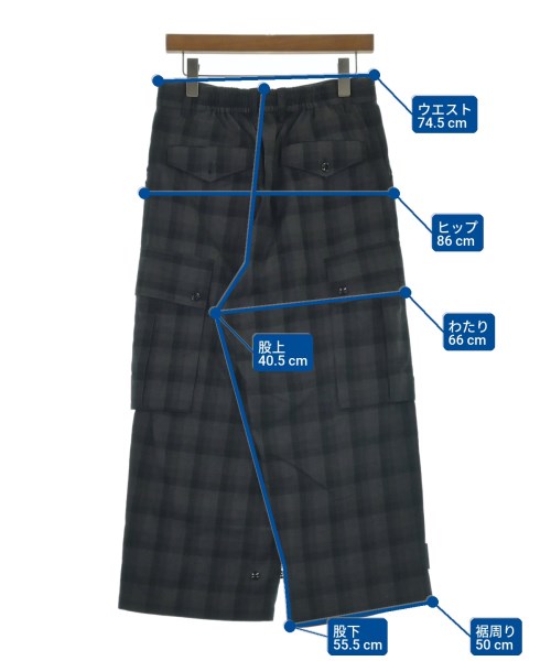 International Gallery BEAMS（インターナショナルギャラリービームス）カーゴパンツ グレー サイズ:M メンズ/2200642200020