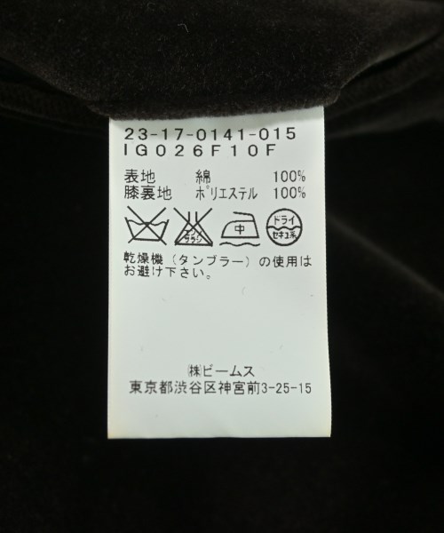 International Gallery BEAMS（インターナショナルギャラリービームス）その他 茶 サイズ:50(XL位) メンズ/2200651925396
