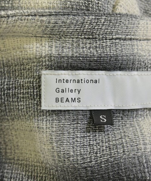 International Gallery BEAMS（インターナショナルギャラリービームス）カジュアルシャツ グレー サイズ:S メンズ/2200730840176