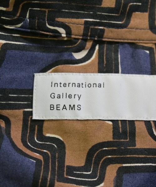 International Gallery BEAMS（インターナショナルギャラリービームス）カジュアルシャツ 茶 サイズ:S メンズ/2200730840251