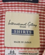 International Gallery BEAMS（インターナショナルギャラリービームス）カジュアルシャツ 赤 サイズ:39(M位) メンズ/2200730840268