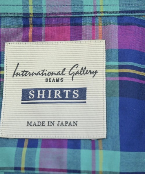 International Gallery BEAMS（インターナショナルギャラリービームス）カジュアルシャツ 紺 サイズ:39(M位) メンズ/2200730840435