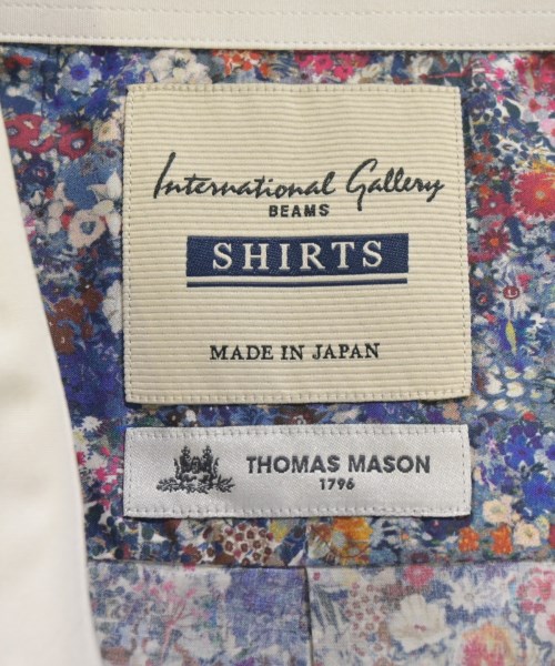 International Gallery BEAMS（インターナショナルギャラリービームス）カジュアルシャツ 紺 サイズ:39(M位) メンズ/2200730840732