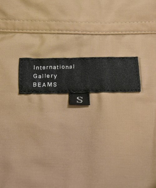 International Gallery BEAMS（インターナショナルギャラリービームス）カジュアルシャツ ベージュ サイズ:S メンズ/2200730840749