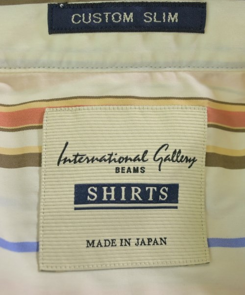 International Gallery BEAMS（インターナショナルギャラリービームス）カジュアルシャツ 白 サイズ:39(M位) メンズ/2200730840794