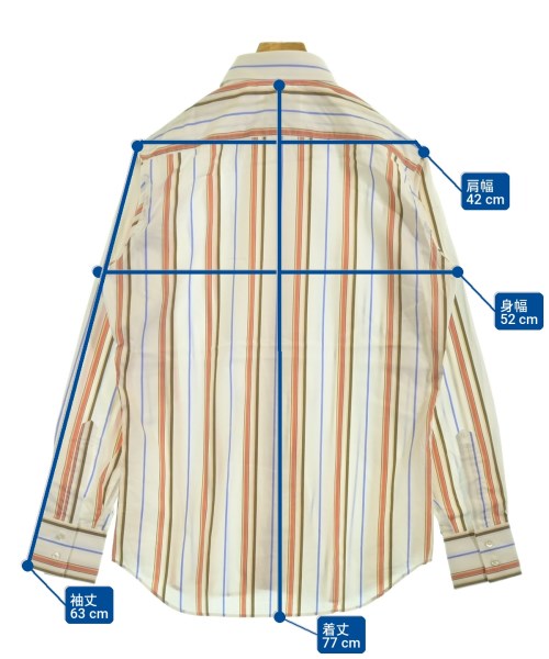 International Gallery BEAMS（インターナショナルギャラリービームス）カジュアルシャツ 白 サイズ:39(M位) メンズ/2200730840794