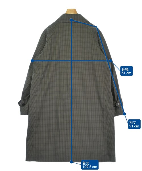 SOVEREIGN（ソブリン）ステンカラーコート 茶 サイズ:-(XXL位) メンズ/2200536737199