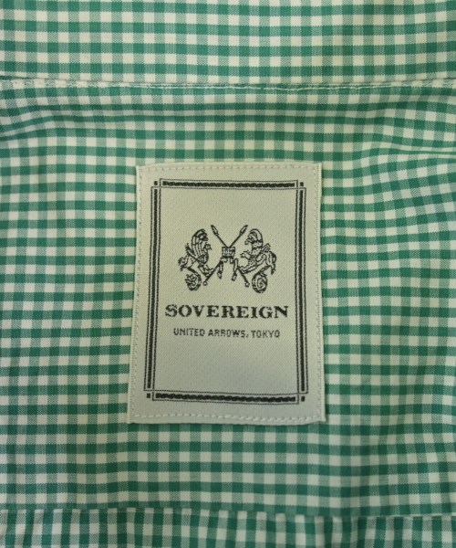 SOVEREIGN（ソブリン）ドレスシャツ 緑 サイズ:41(XL位) メンズ/2200632564071