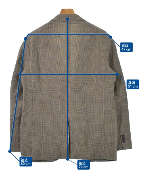 SOVEREIGN（ソブリン）カジュアルジャケット 茶 サイズ:M メンズ/2200620866026