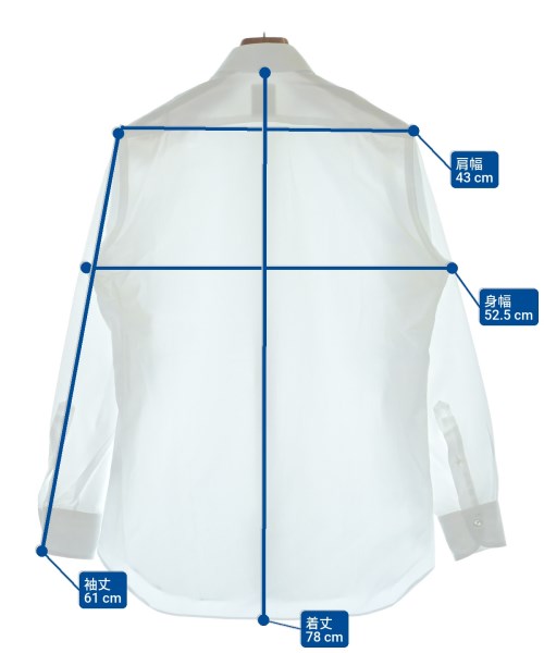 SOVEREIGN（ソブリン）カジュアルシャツ 白 サイズ:39(M位) メンズ/2200650410046