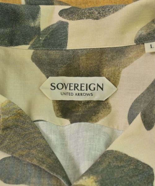 SOVEREIGN（ソブリン）カジュアルシャツ ベージュ サイズ:L メンズ/2200693949046
