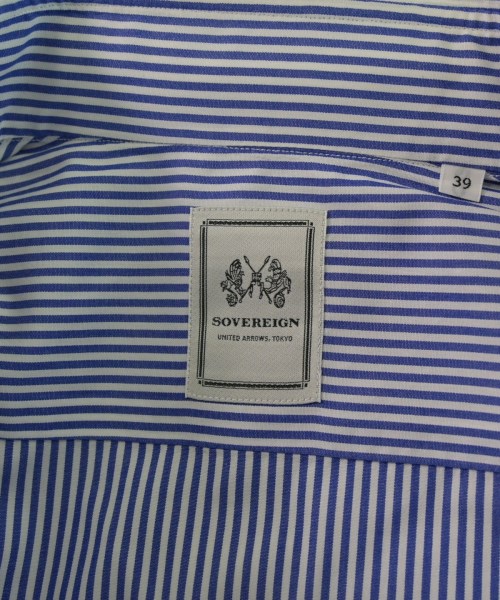 SOVEREIGN（ソブリン）ドレスシャツ 青 サイズ:39(M位) メンズ/2200650230101