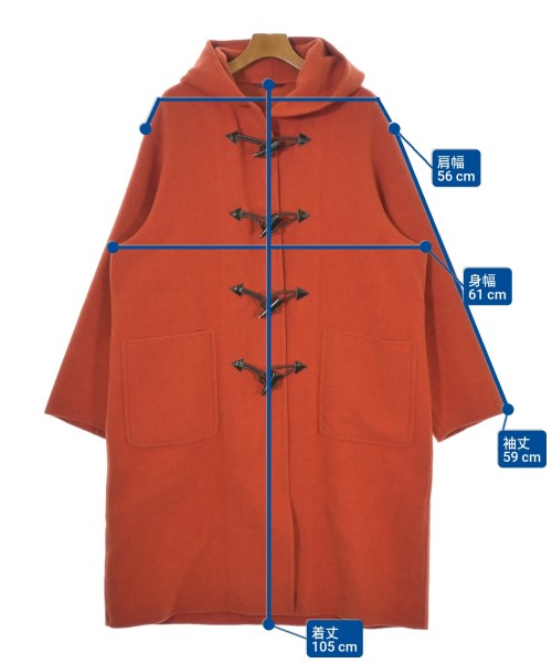 SOVEREIGN（ソブリン）ダッフルコート オレンジ サイズ:M メンズ/2200653435022