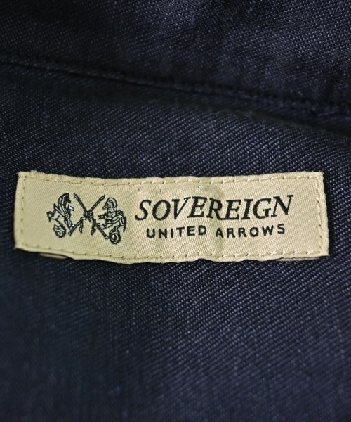 SOVEREIGN（ソブリン）カジュアルシャツ 紺 サイズ:XL メンズ/2200653435329