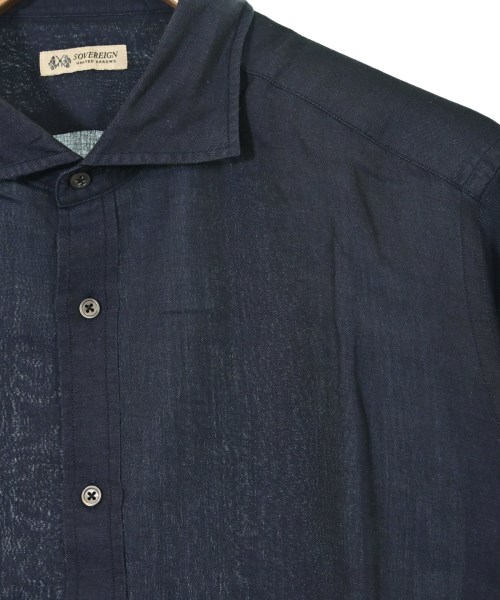 SOVEREIGN（ソブリン）カジュアルシャツ 紺 サイズ:XL メンズ/2200653435329