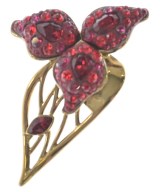 SWAROVSKI（スワロフスキー）ブローチ・コサージュ 赤 サイズ:- レディース/2200699595063