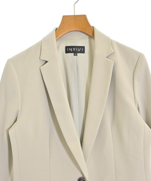 INDIVI（インディヴィ）テーラードジャケット ベージュ サイズ:38(M位) レディース/2200621109016