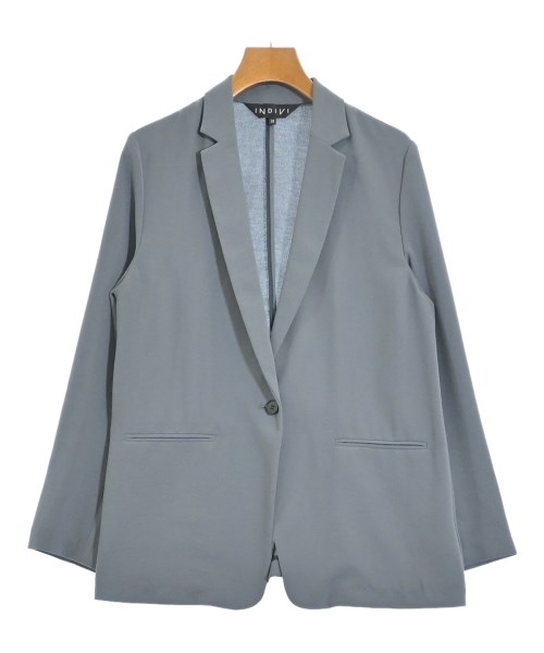 INDIVI（インディヴィ）カジュアルジャケット グレー サイズ:38(M位) レディース/2200621109054