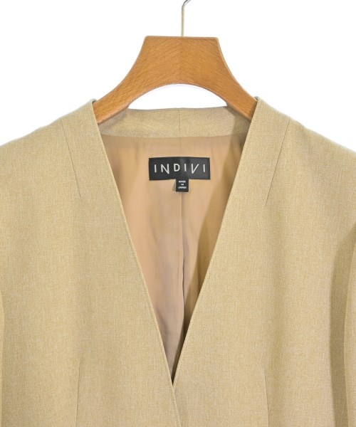 INDIVI（インディヴィ）カジュアルジャケット ベージュ サイズ:38(M位) レディース/2200621109108