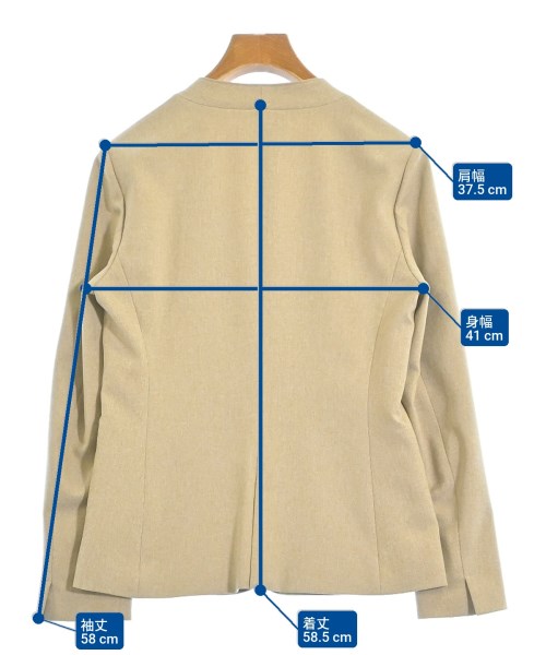 INDIVI（インディヴィ）カジュアルジャケット ベージュ サイズ:38(M位) レディース/2200621109108