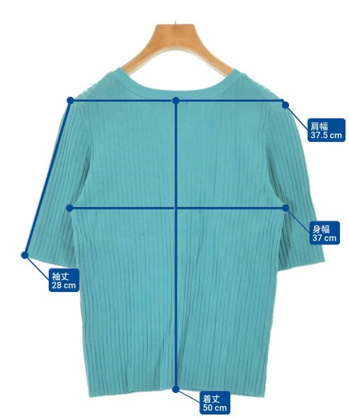 INDIVI（インディヴィ）ニット・セーター 緑 サイズ:38(M位) レディース/2200622041872