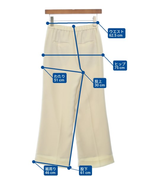 INDIVI（インディヴィ）スラックス 白 サイズ:05(XXS位) レディース/2200635799050