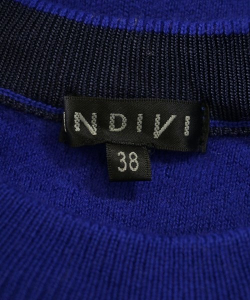 INDIVI（インディヴィ）ニット・セーター 青 サイズ:38(M位) レディース/2200619153083