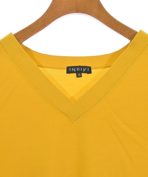 INDIVI（インディヴィ）ニット・セーター 黄 サイズ:38(M位) レディース/2200619785079